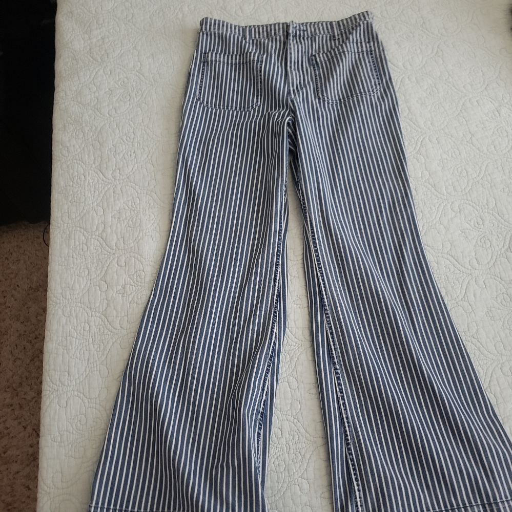 Railroad denim wide leg denim size 29